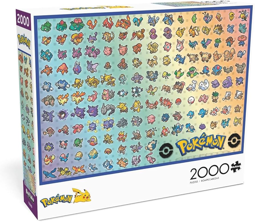 Amazon | Buffalo Games - ポケモン - レトロなピクセルポケモン