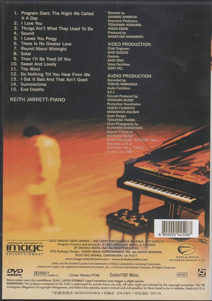 Amazon.com: Keith Jarrett - Solo Tribute: The 100th Performance in