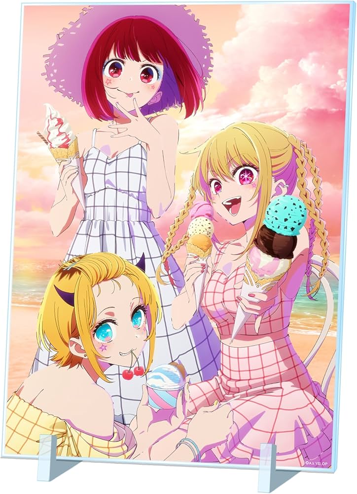 Amazon.co.jp: 【推しの子】アクリルパネル ルビー・有馬かな・MEMちょ