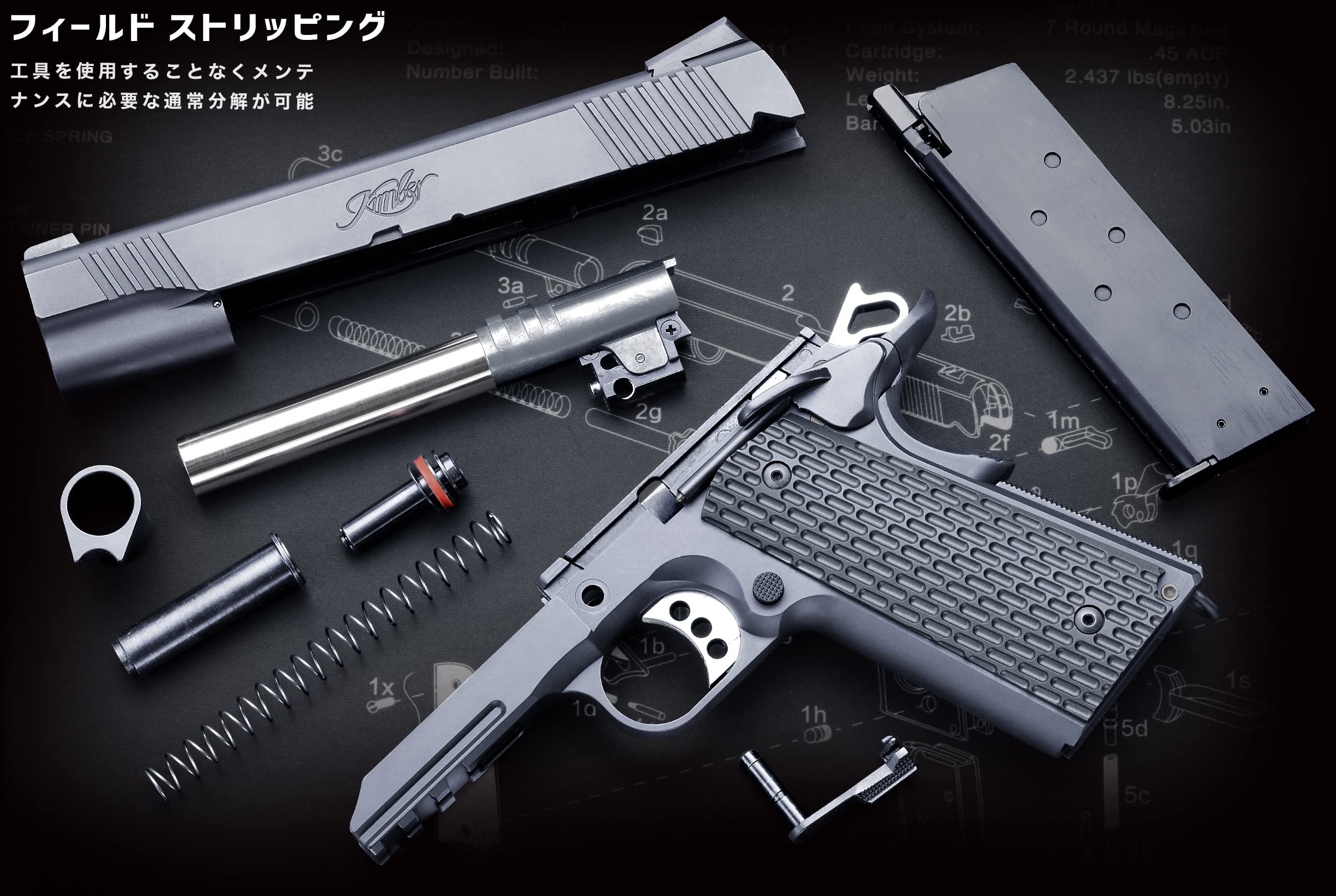 Amazon.co.jp: 【WAスーパーリアルガン】WA キンバー ウォリアー