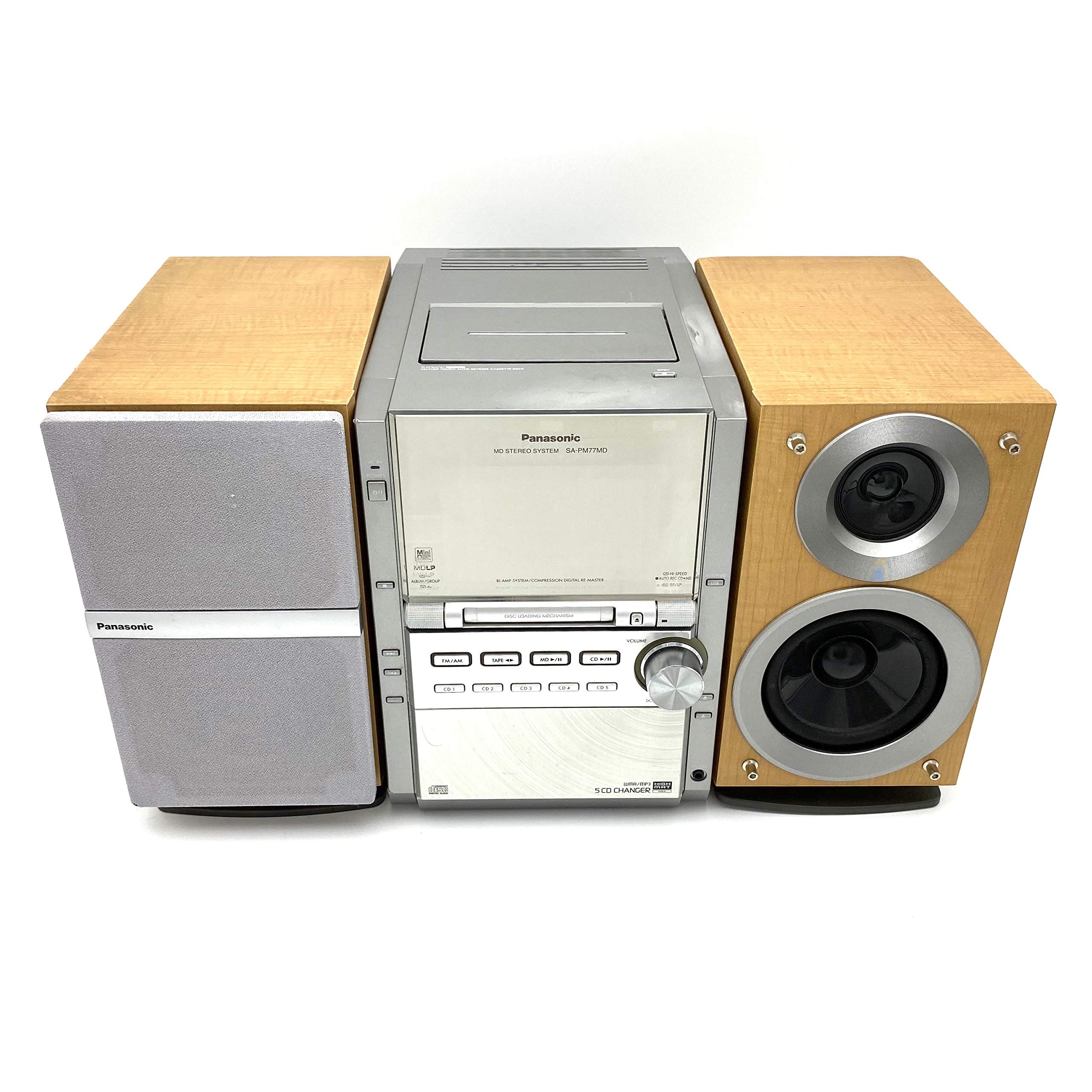 Amazon | Panasonic パナソニック SC-PM77MD-S シルバー MDステレオ