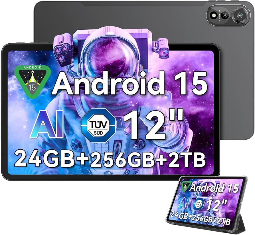 Amazon.com : Blackview 12 inch Tablet Android 15,Large Screen
