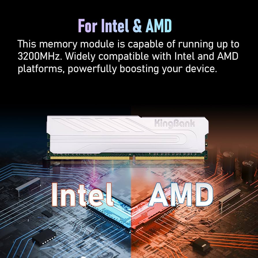 Amazon.co.jp: コンピューターメモリ Ram KingBank DDR4 16GB (2x8GB