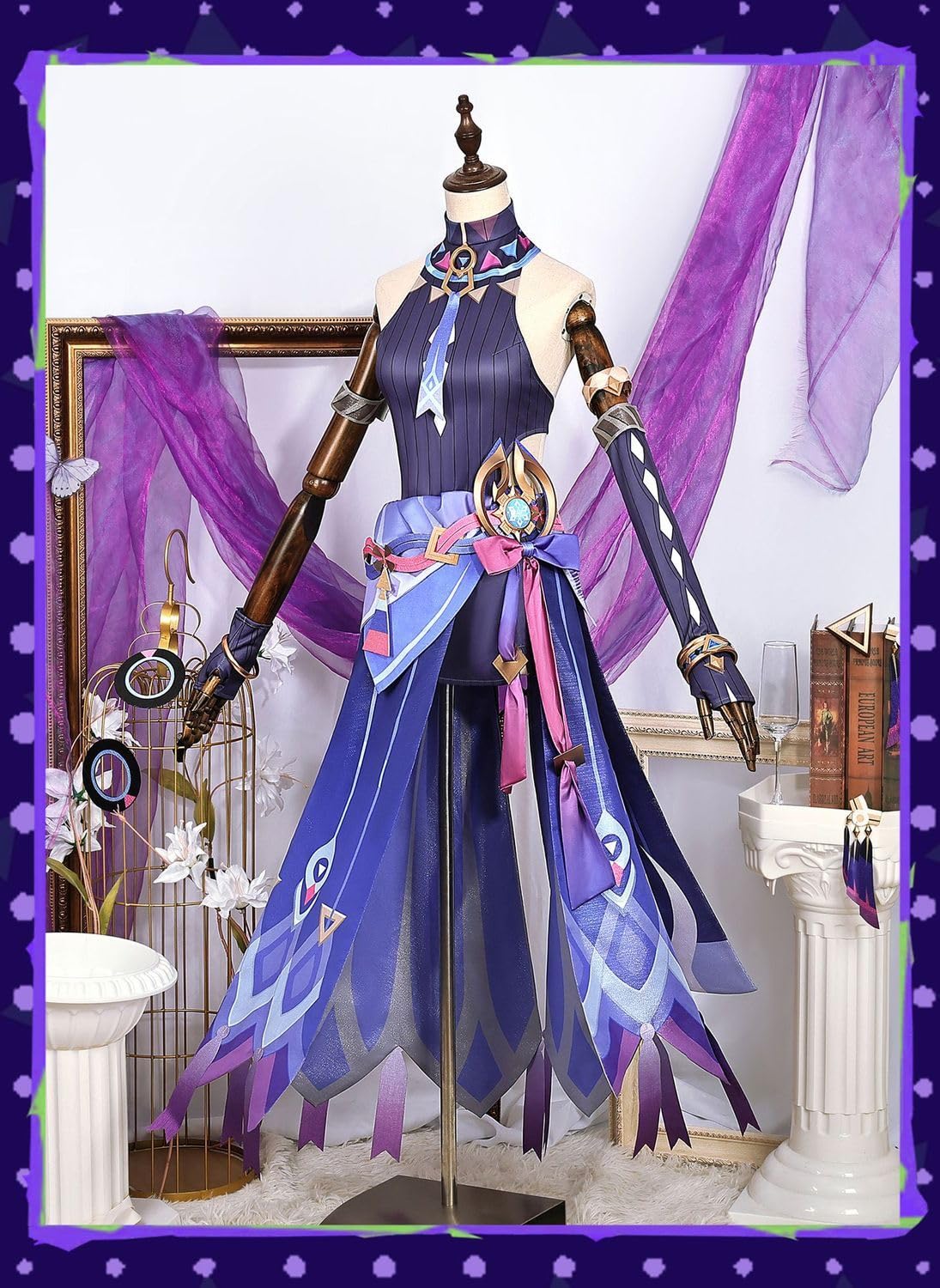 Amazon.co.jp: [りん] 原神 シトラリ コスプレ衣装 戦闘服 豪華版