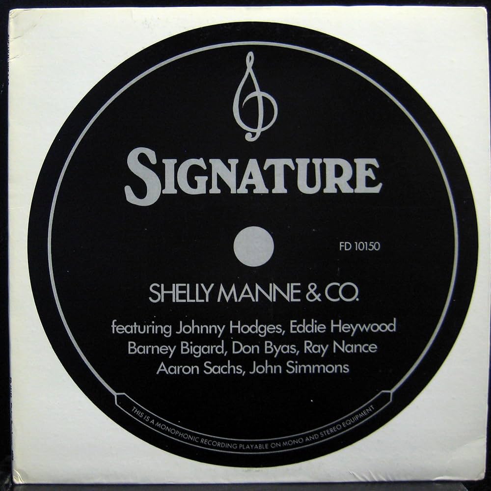 Amazon.com: SHELLY MANNE & CO SIGNATURE vinyl record: CDs & Vinyl