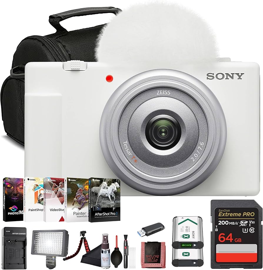 Amazon.com : Sony ZV-1 Digital Vlogging Camera White (DCZV1/W