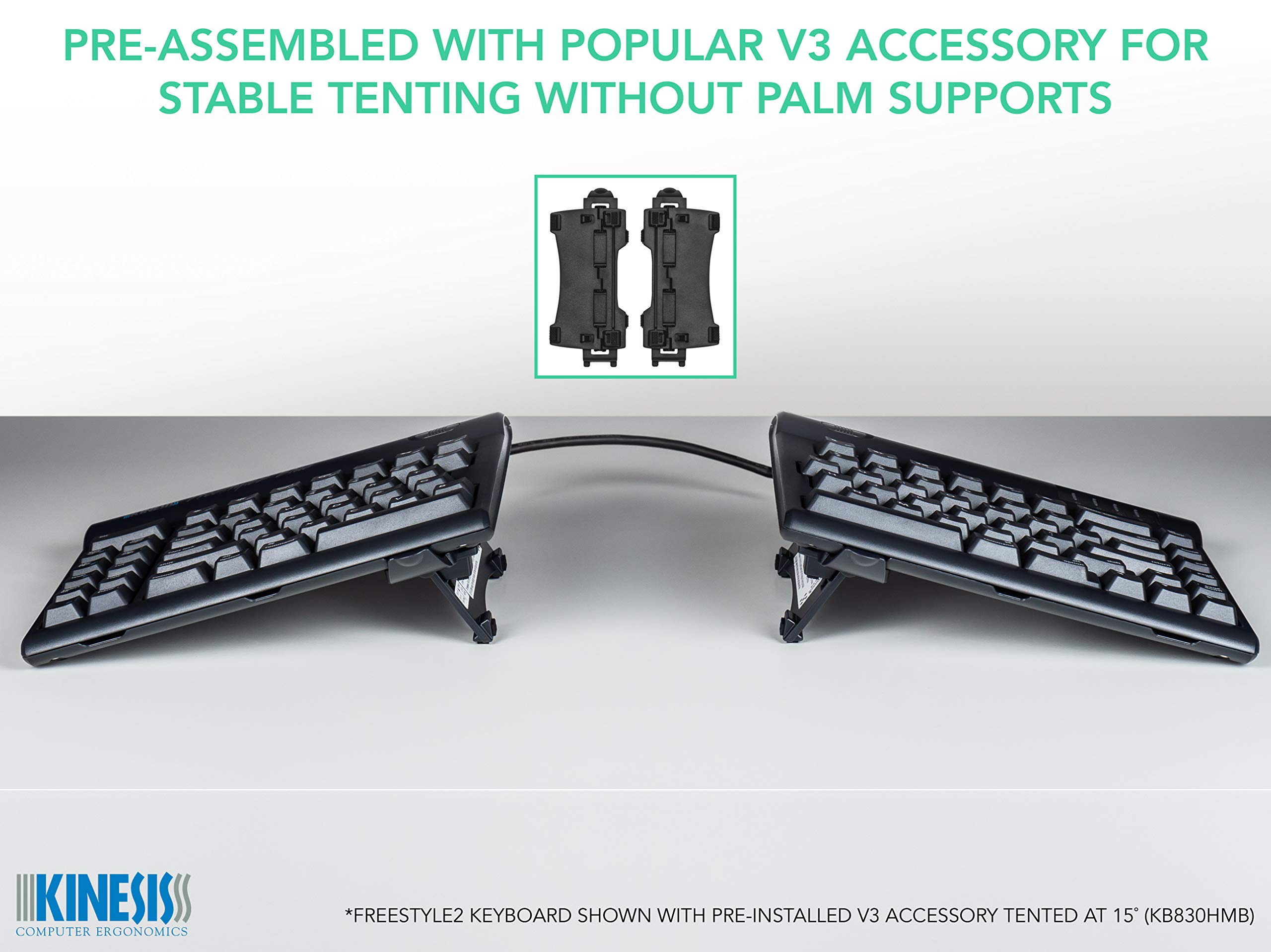 Amazon.co.jp: Kinesis Freestyle2 エルゴノミックキーボード V3