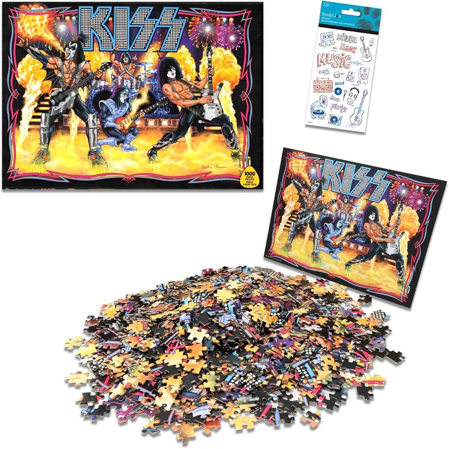 Amazon.com: 1000 Piece Kiss Puzzle for Adults - Bundle with Kiss