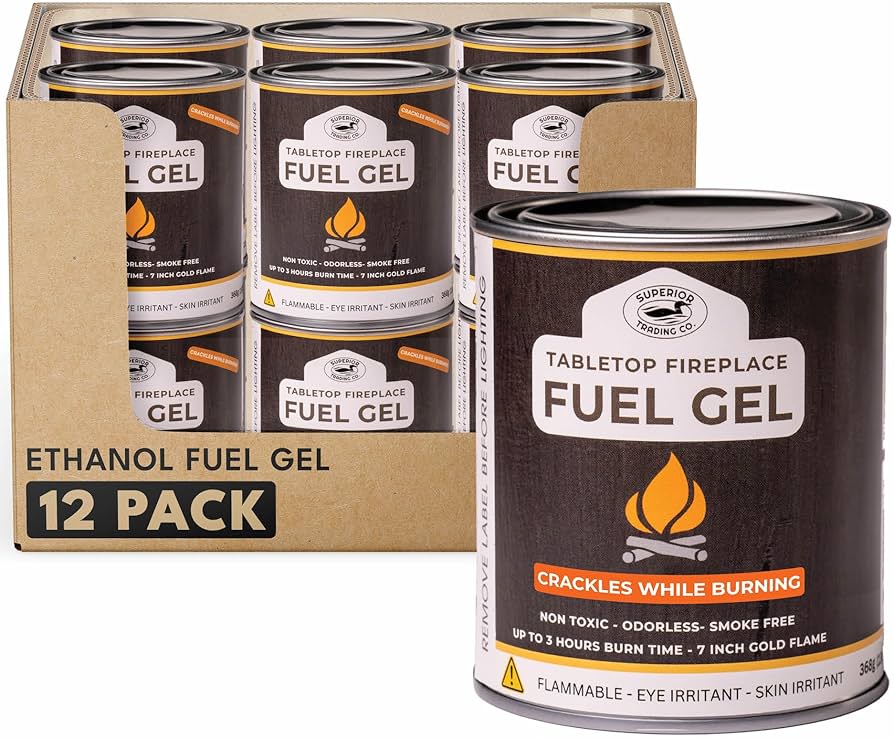 Amazon.com: Superior Trading Co. Real Flame Gel Fuel Cans for