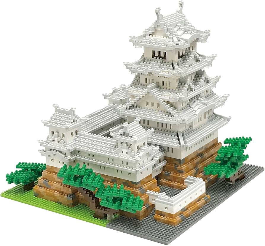 Amazon.com: Kawada Nano-Block NB-042 Himeji Castle Special Deluxe