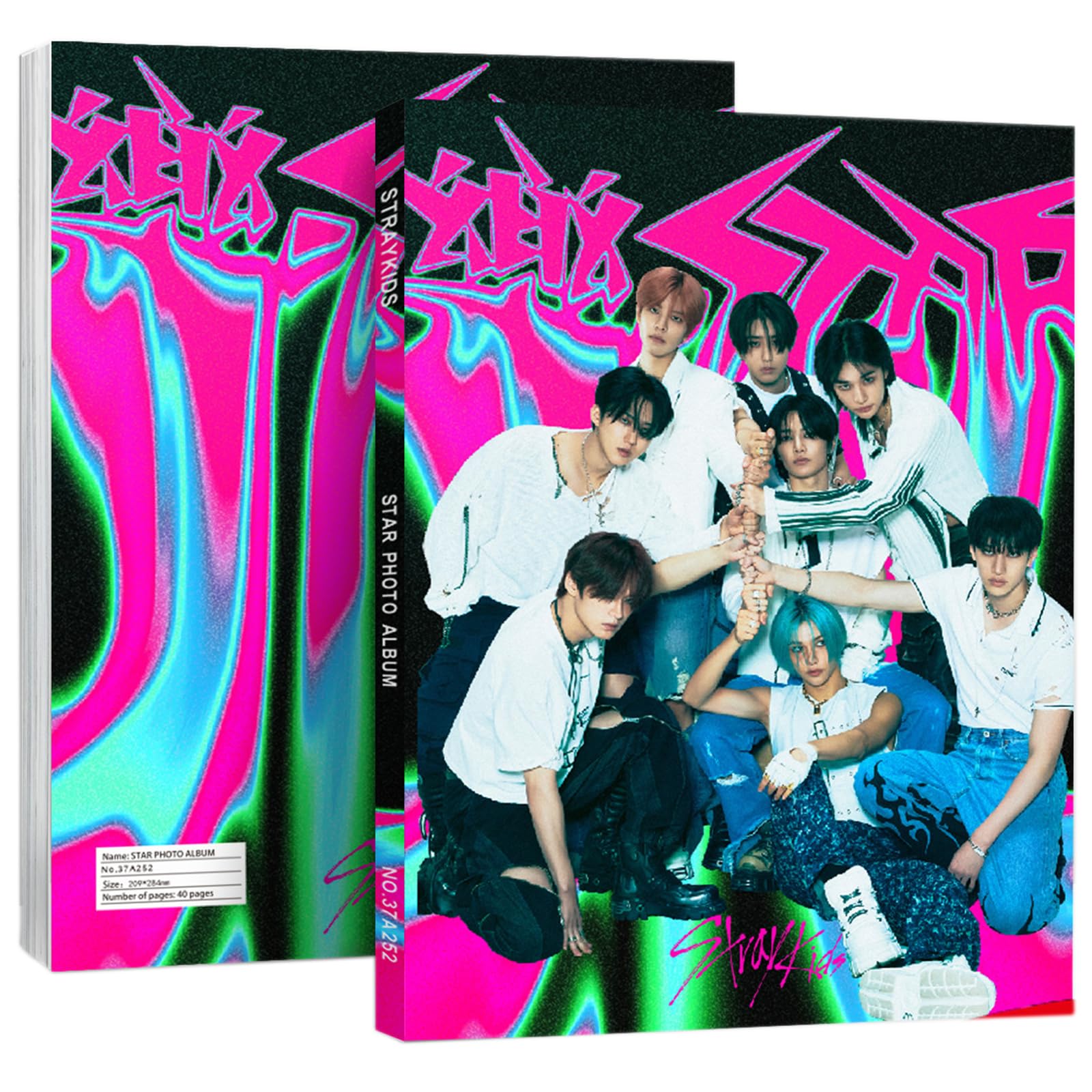 Amazon.com: KPOPBP Stray Kids 40 Sheets Photobook 樂 Star