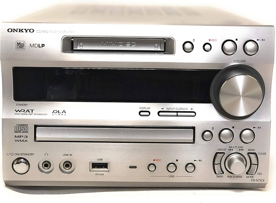 動作品 ONKYO ミニコンポ FR-N7EX CD MINIDISC Amazon.co.jp