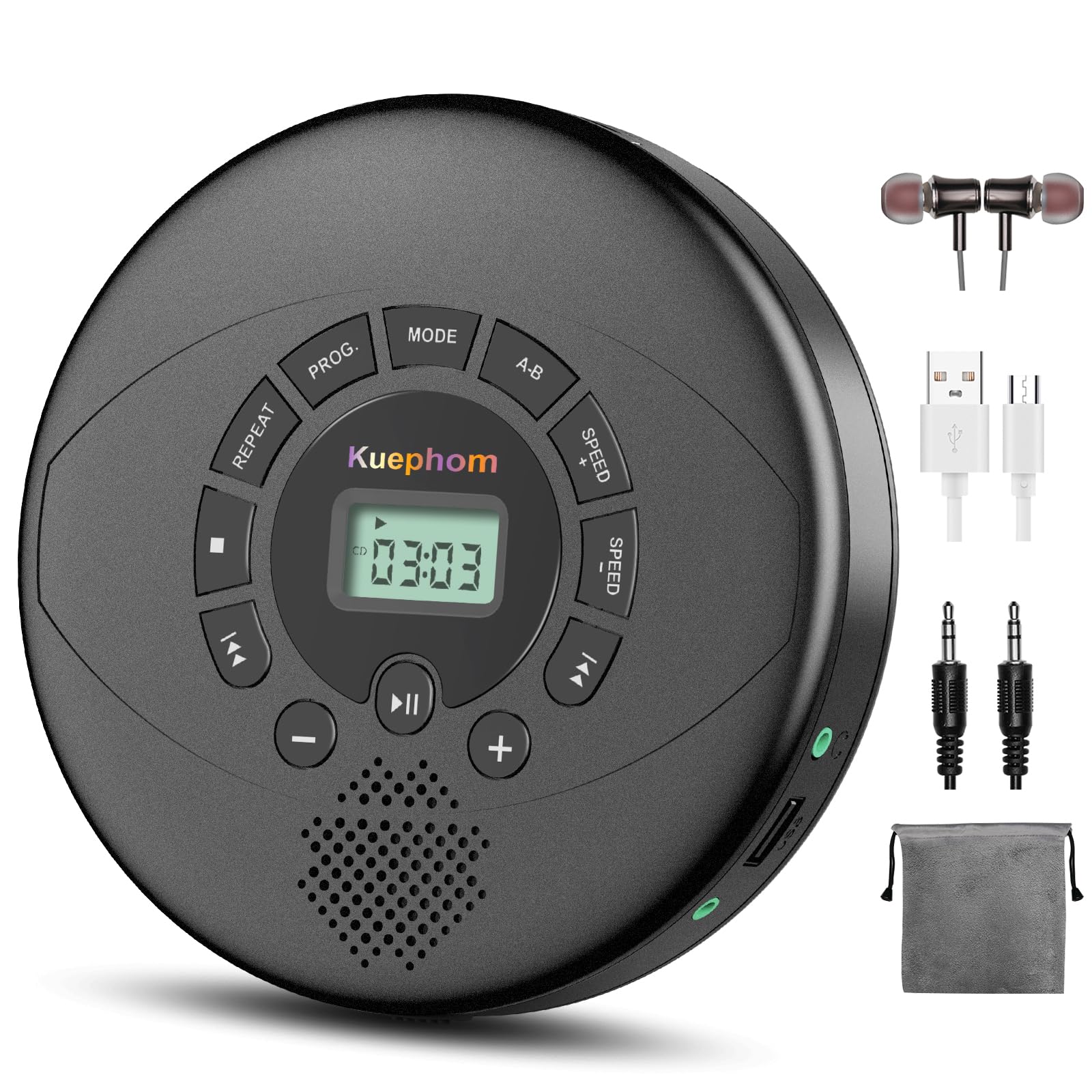 Amazon.co.jp: ポータブルCDプレーヤー: 家電＆カメラ