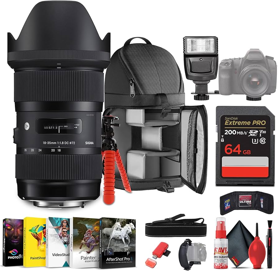 Amazon.com : Sigma 18-35mm f/1.8 DC HSM Art Lens for Canon EF