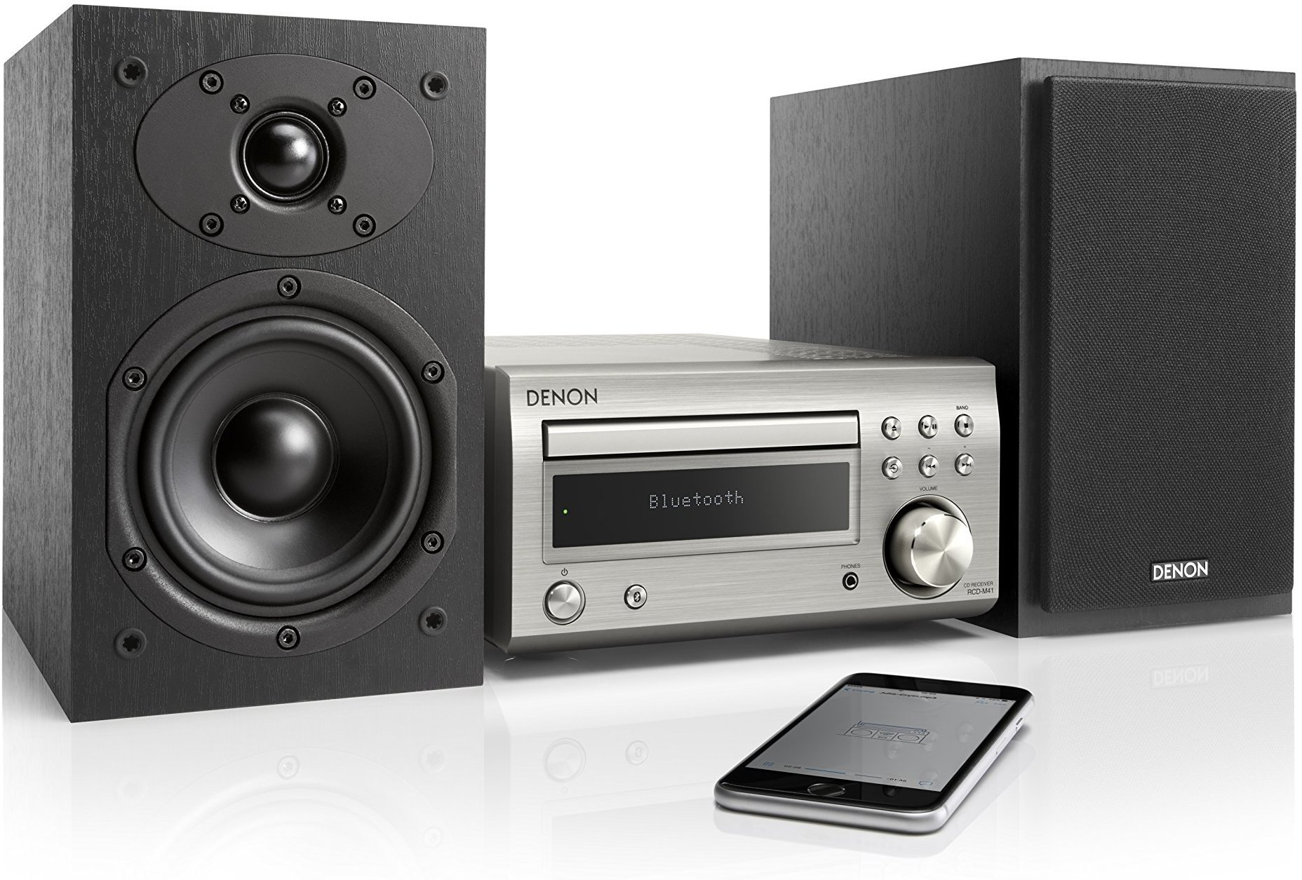 Amazon.co.jp: Denon CDミニコンポ プレミアムシルバー/ブラック [RCD