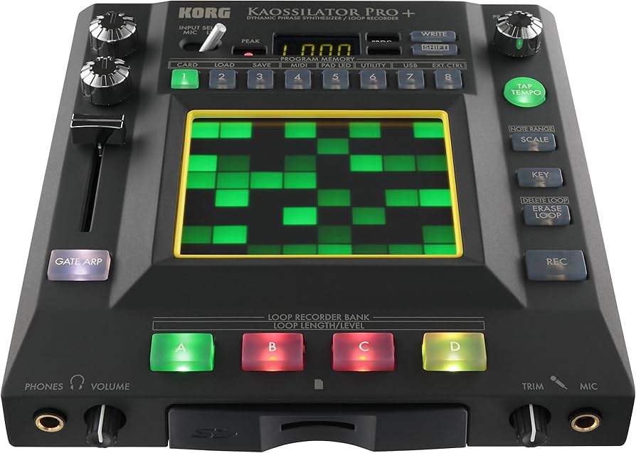 Amazon.com: Korg Kaossilator Pro+ Dynamic Phrase Synthesizer and