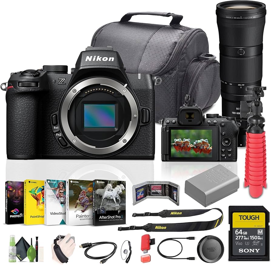 Amazon.com : Nikon Z50II Mirrorless Camera Body Bundle with NIKKOR