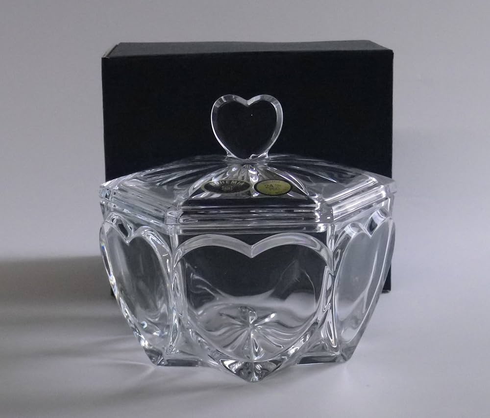 BOHEMIA☆ボヘミアクリスタル☆ボックス☆キャニスター☆大☆未使用