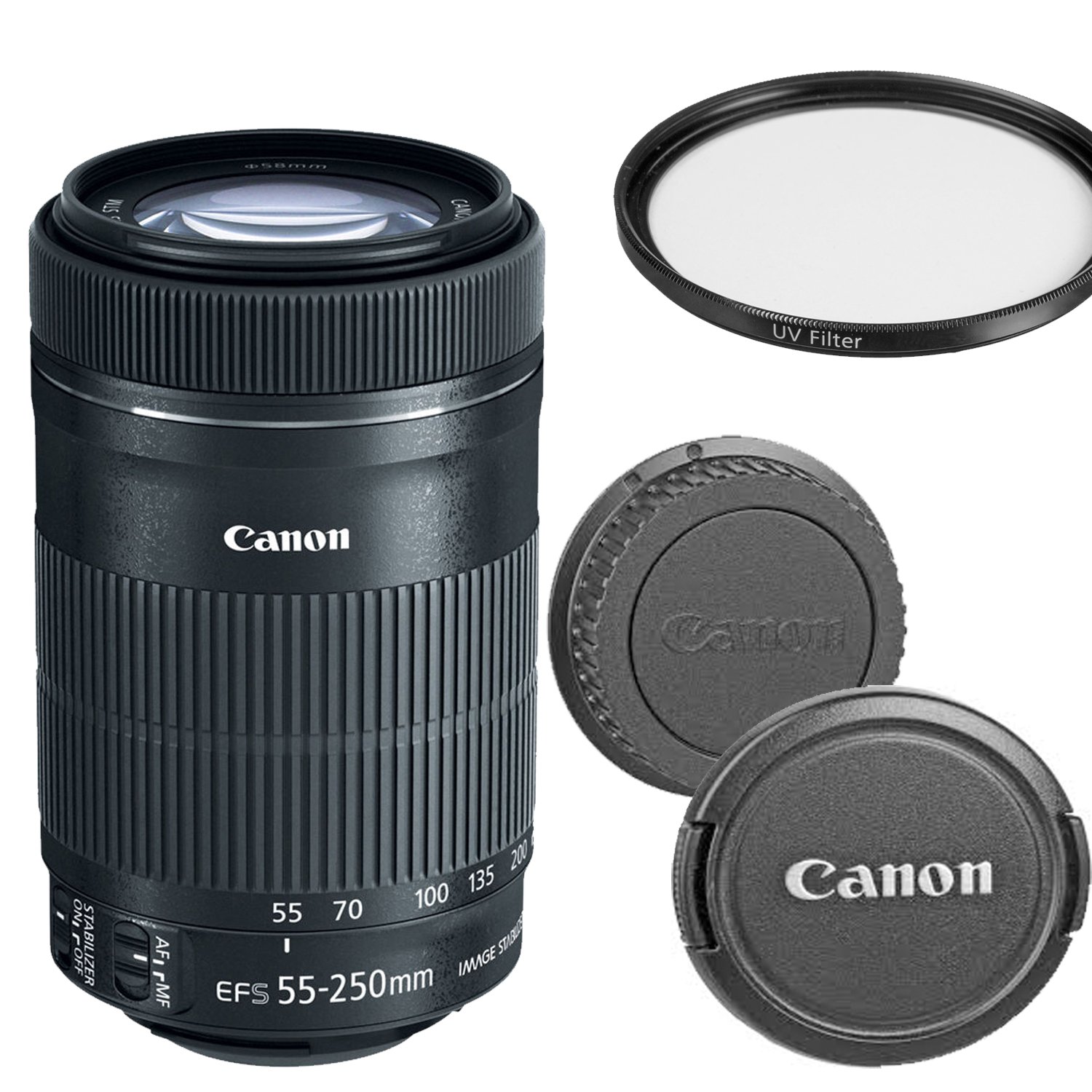Amazon.com : Canon EF-S 55-250mm f/4-5.6 IS STM Telephoto Zoom