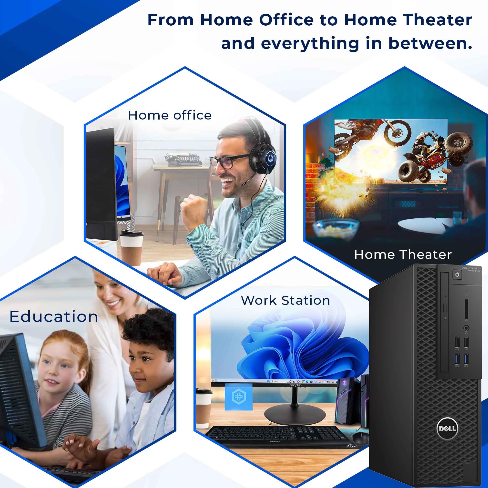 Amazon.com: Dell Precision Tower 3420 SFF Desktop Computer, Intel