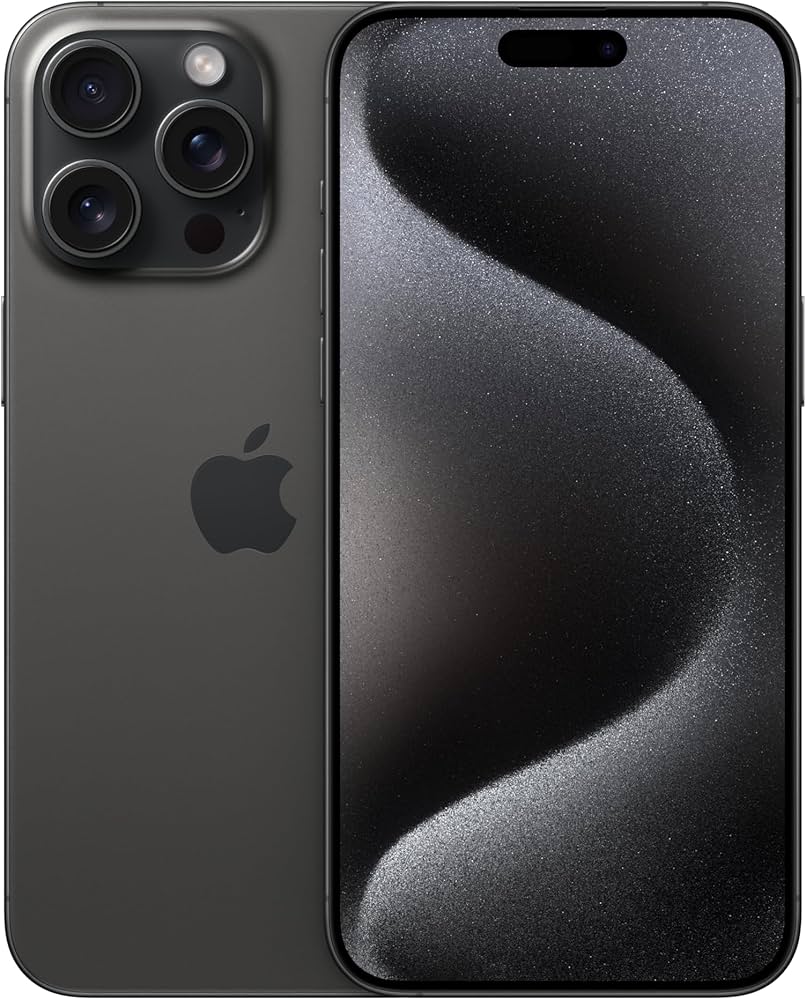 Amazon.com: Apple iPhone 15 Pro Max, 256GB, Black Titanium for
