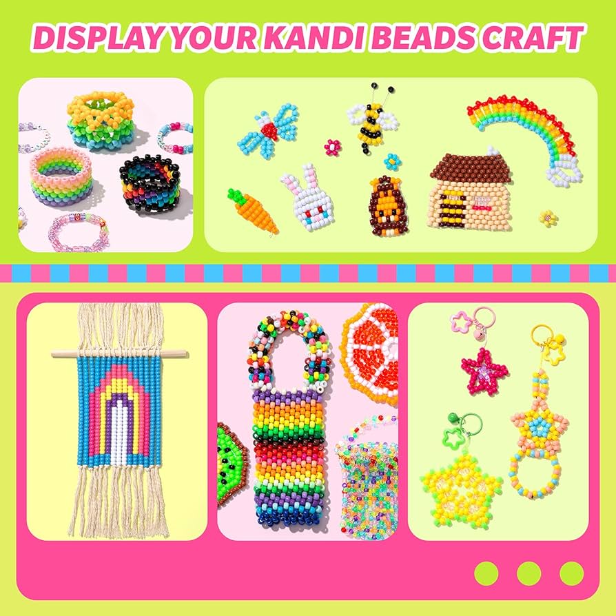 Amazon.co.jp: Simetufy ポニービーズバルク3600個 24色のレインボー