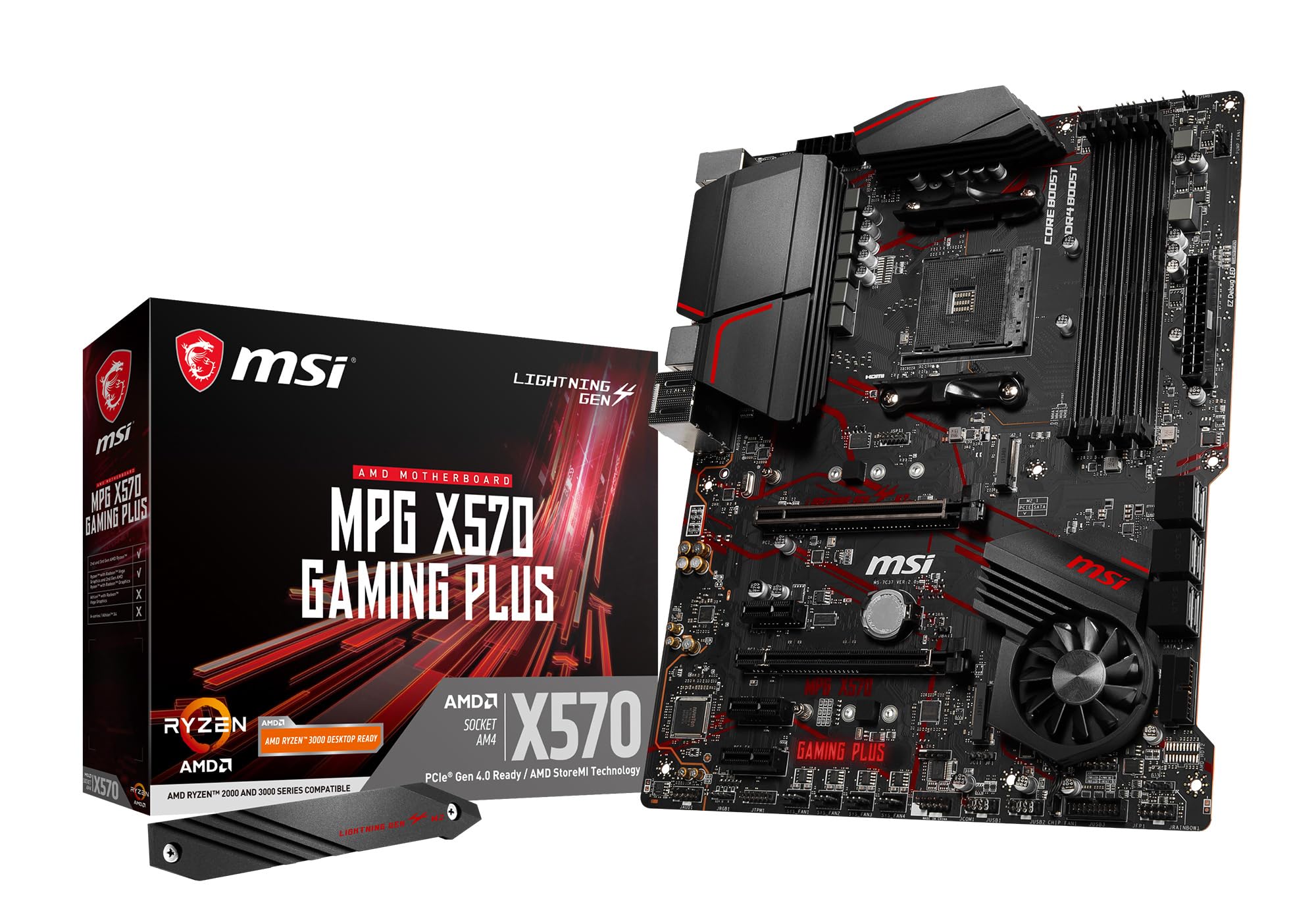 Amazon | MSI MPG X570 GAMING PLUS ATX マザーボード [AMD X570チップ