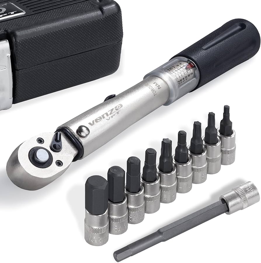 Amazon.com: Venzo Bicycle Bike 1/4 Inch Driver - Torque Wrench