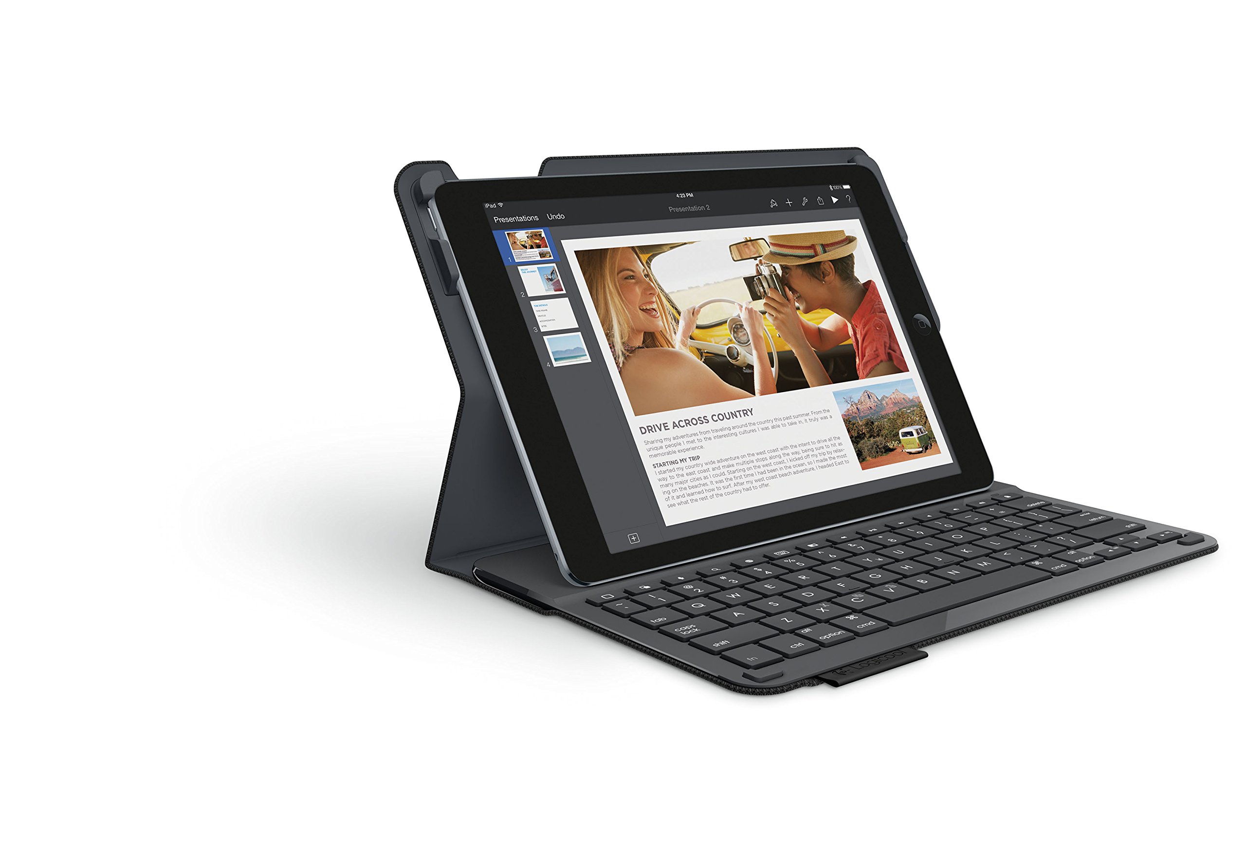 Amazon | LOGICOOL キーボード⼀体型保護ケース for iPad Air 2