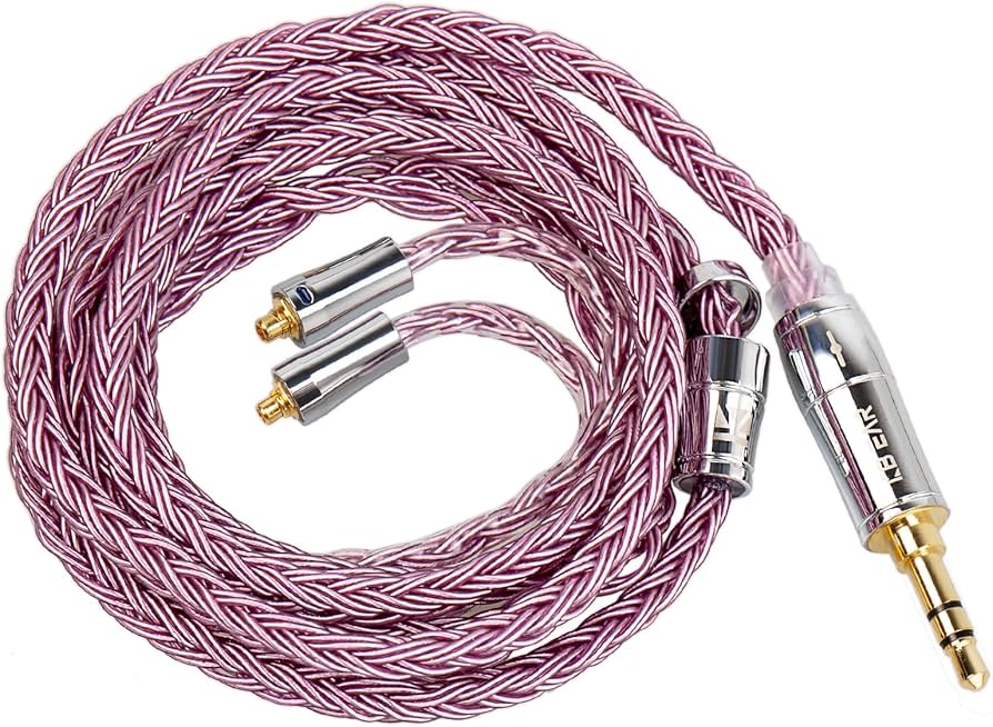 Amazon | Kbear-ST18 リケーブル MMCX3.5mm イヤフォン音質改善 16芯銀