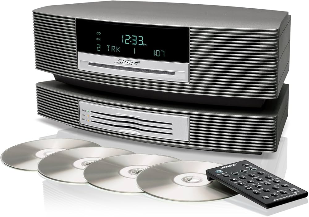 Bose Wave Music System III with Multi-CD Changer - Titanium Silver