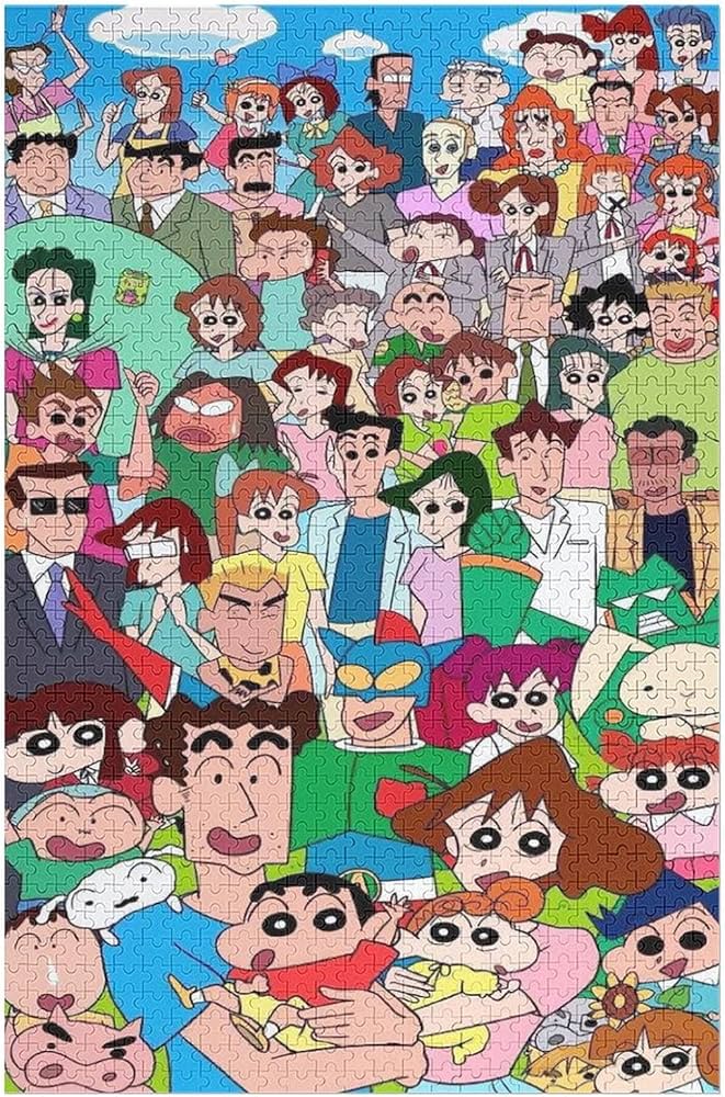 Amazon.co.jp: アニメ クレヨンしんちゃん ジグソーパズル 大人と