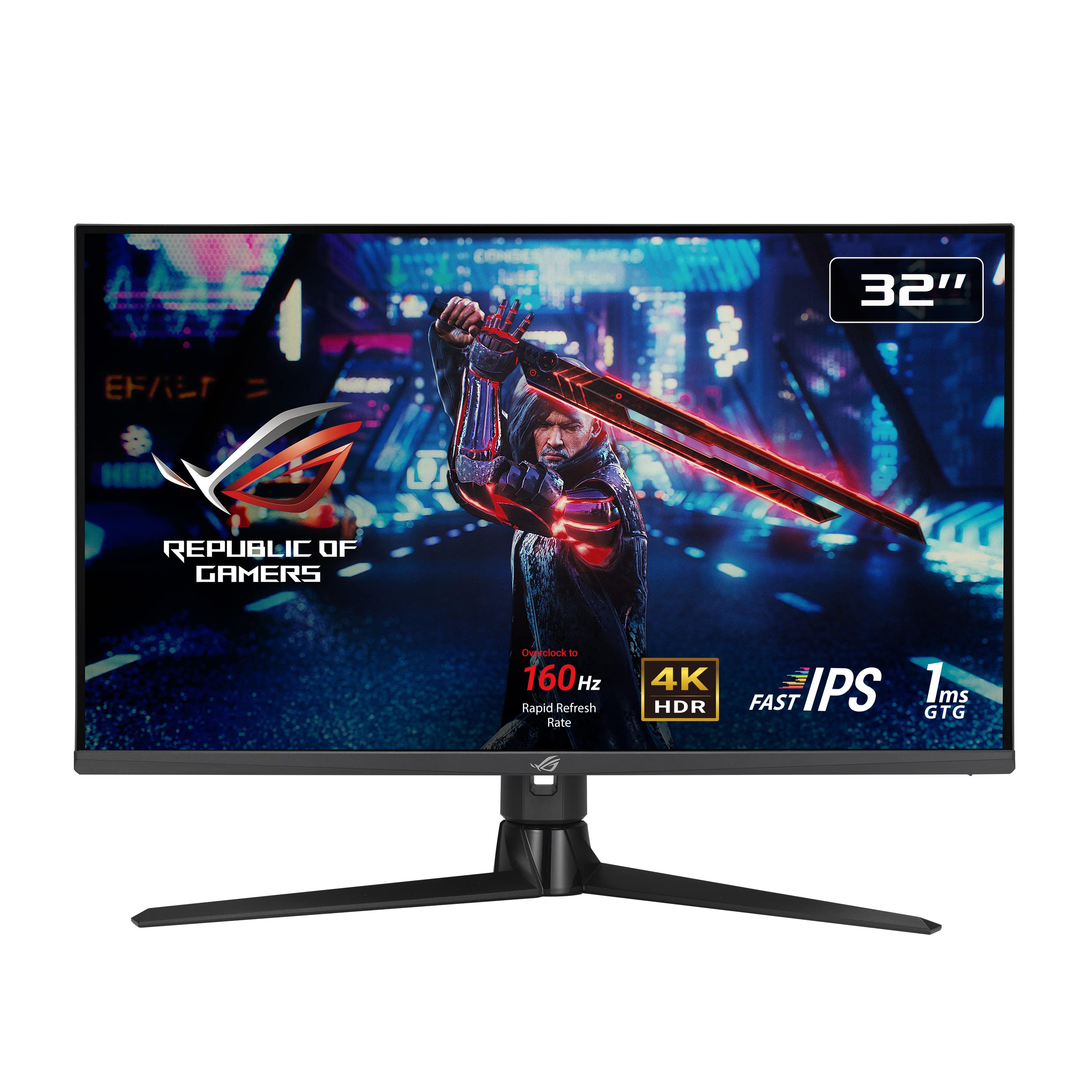 ASUS ROG Strix XG32UQ Monitor Gaming 32”, 4K UHD, IPS Veloce, 160