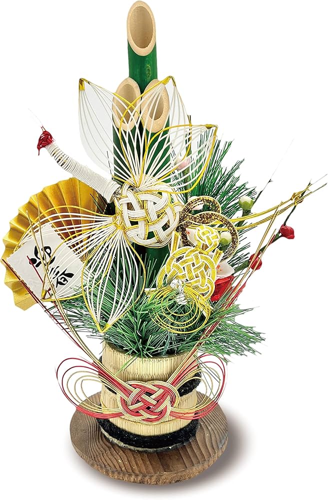 Amazon.co.jp: ［ 2026年 mamawreath ミニ門松 1つ ］ 玄関飾り お正月