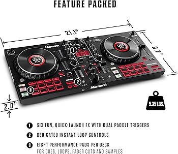 Amazon.com: Numark Mixtrack Platinum FX Serato DJ Controller with