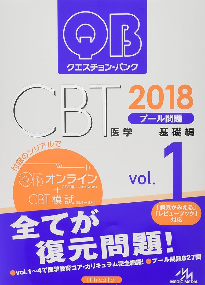 絶版】医学部クエスチョン・バンク QB CBT 2019 vol.1~5 QB