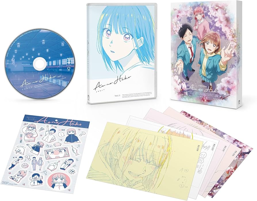 Amazon.co.jp: TVアニメ「アオのハコ」 Vol.1 初回生産限定版 [Blu-ray