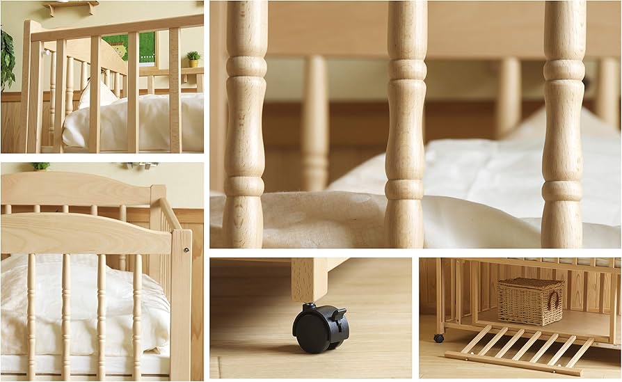 Amazon.co.jp: 日本製 「ベビーベッド エリーゼ【B品】」 ベビーベット