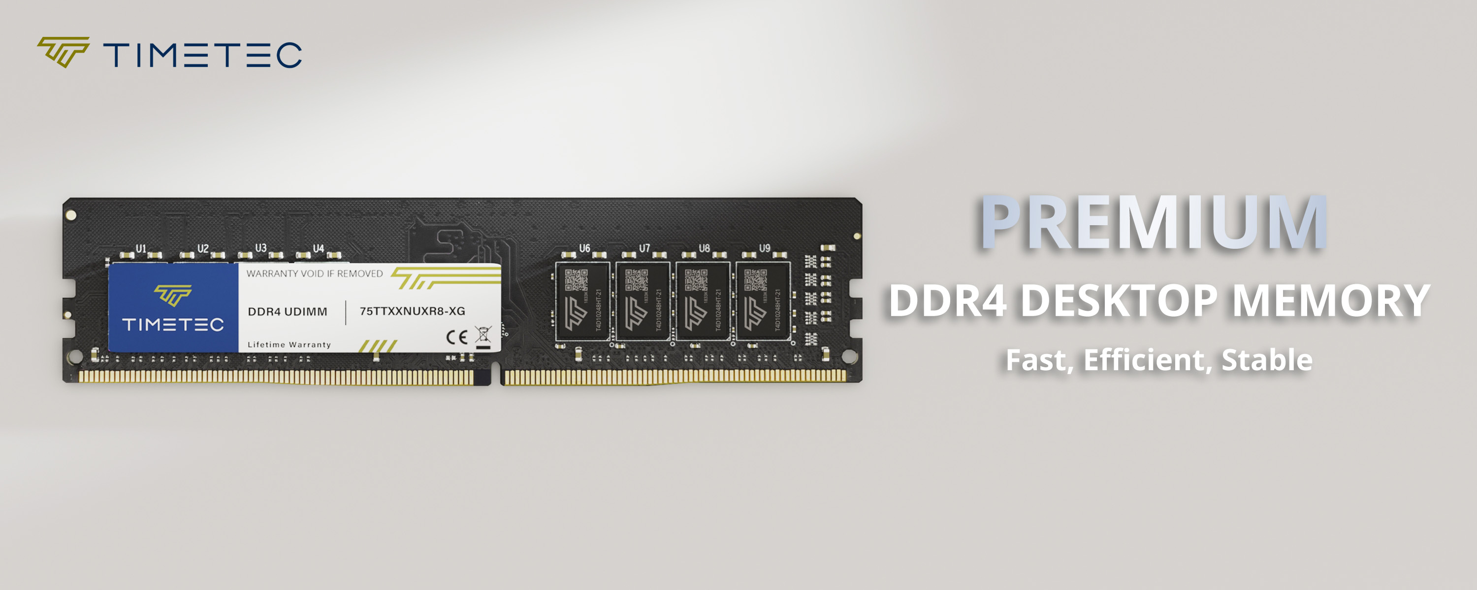 Timetec 32GB KIT(2x16GB) DDR4 2666MHz PC4-21300 Non-ECC Unbuffered