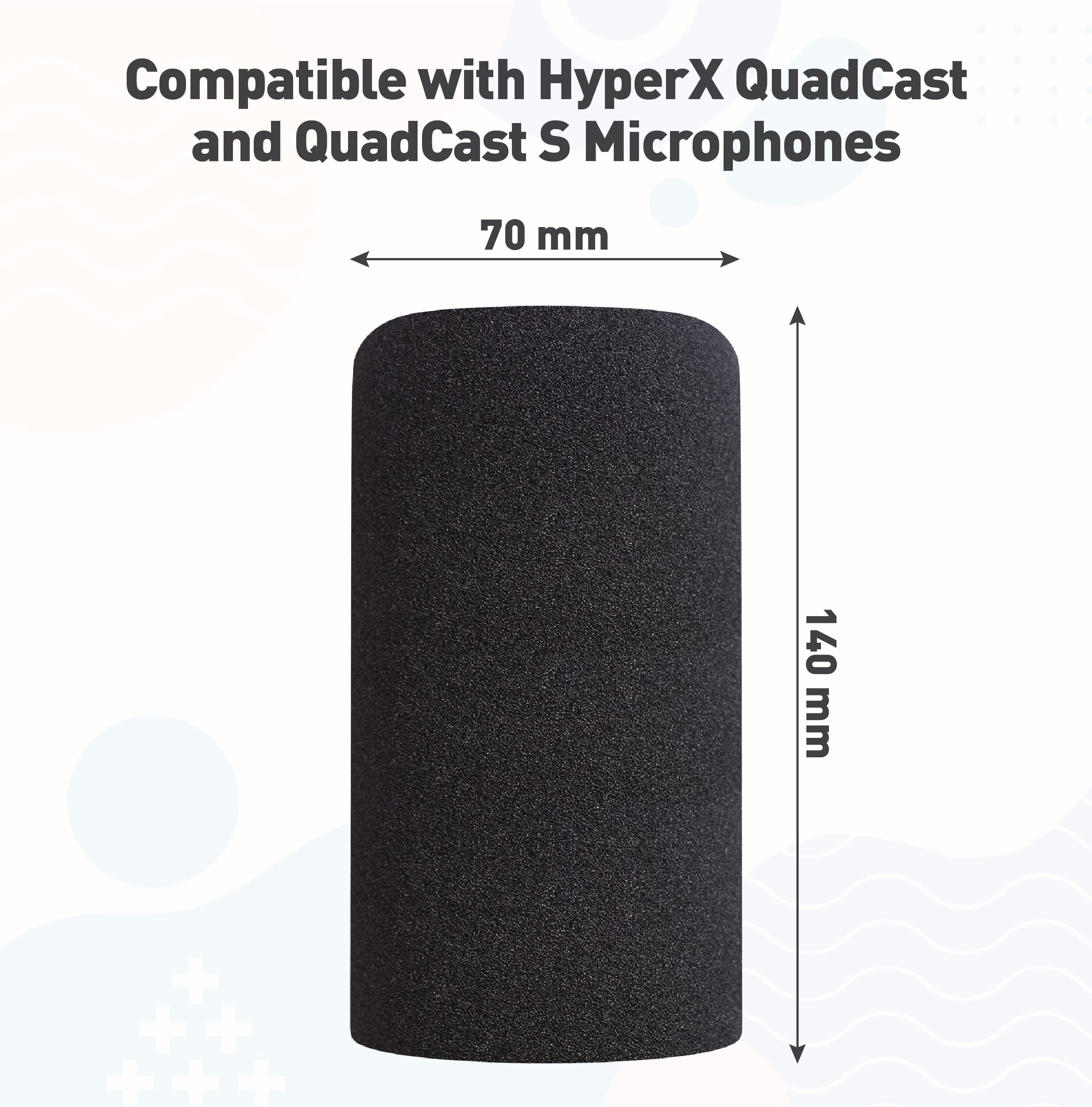 Amazon | HyperX QuadCast S用フォームウィンドスクリーン - Hyper X