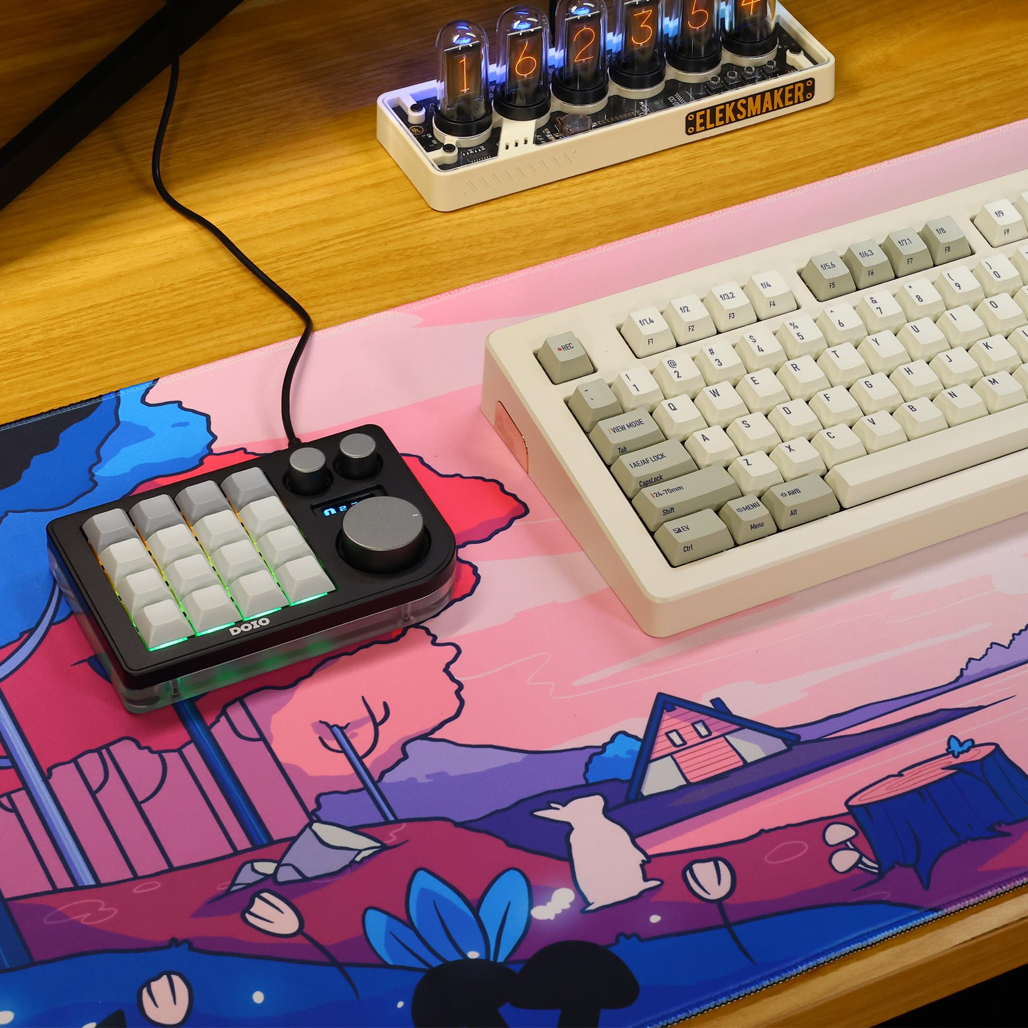 Amazon | KB16 マクロメカニカルキーボードアルミニウム製/片手