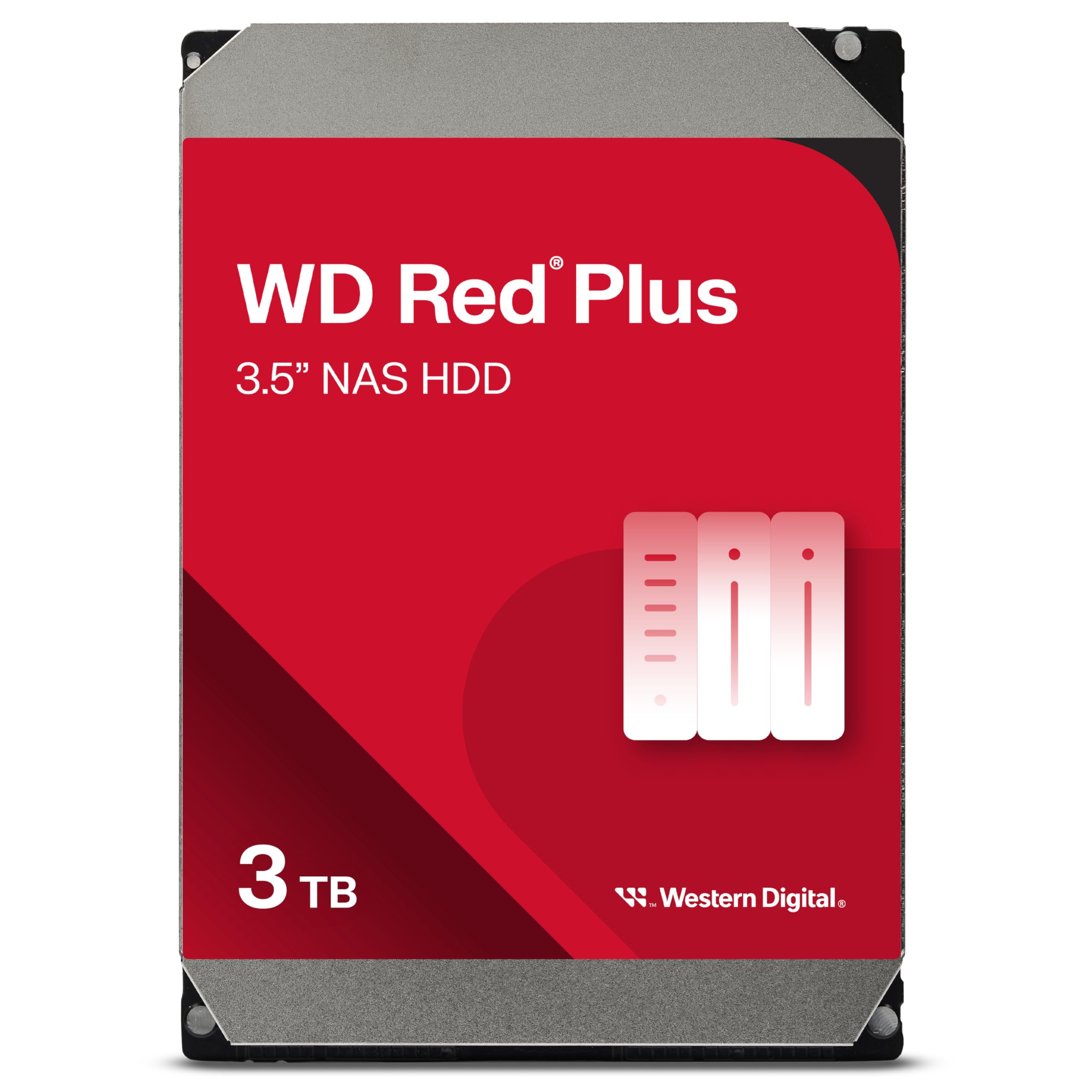 Amazon.com: Western Digital 3TB WD Red Plus NAS Internal Hard