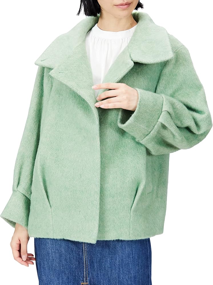 Amazon.co.jp: [フレイ アイディー] モヘヤシャギーハーフコート