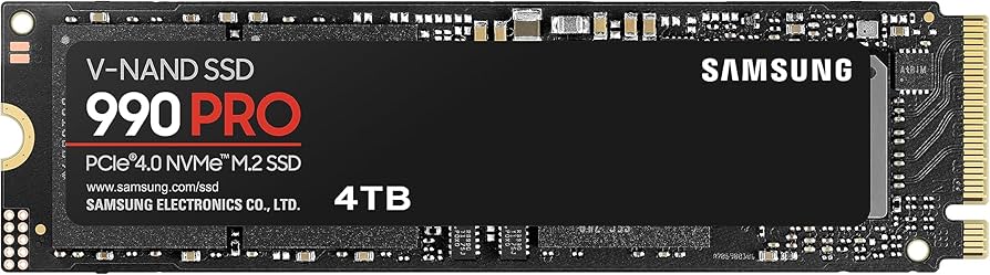 Amazon.com: Samsung 990 PRO SSD 4TB PCIe 4.0 M.2 2280 Internal