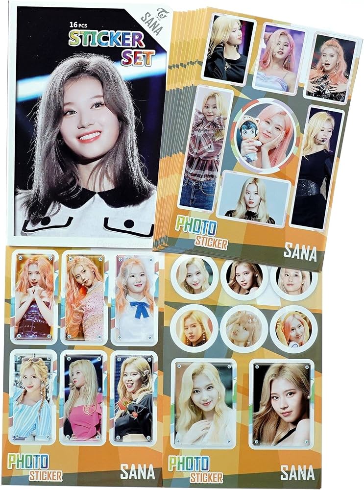 Amazon.co.jp: TWICE トゥワイス SANA サナ グッズ 【ステッカーセット