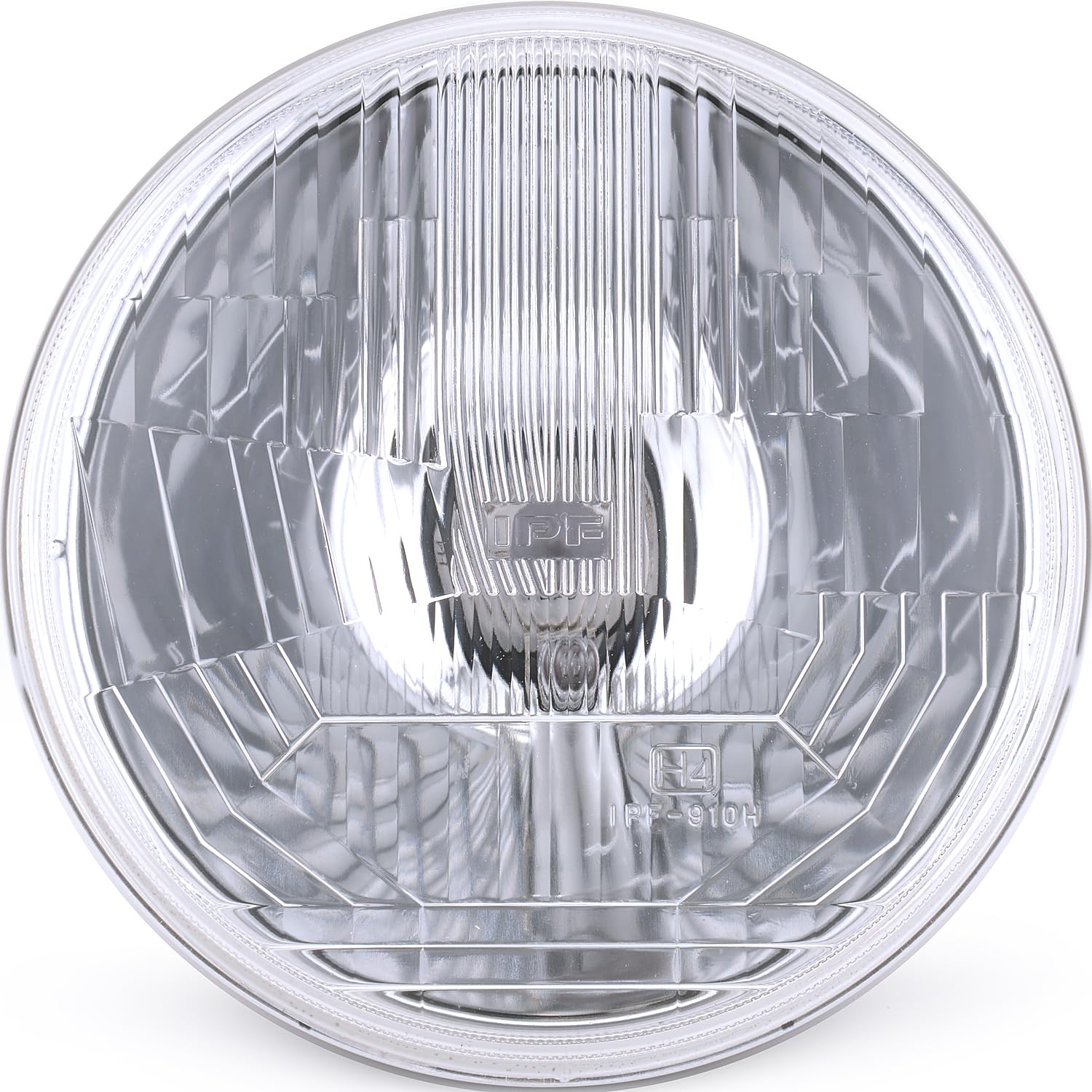 Amazon.co.jp: IPF ヘッドライト ASSY ハロゲン H4 丸形 2灯式