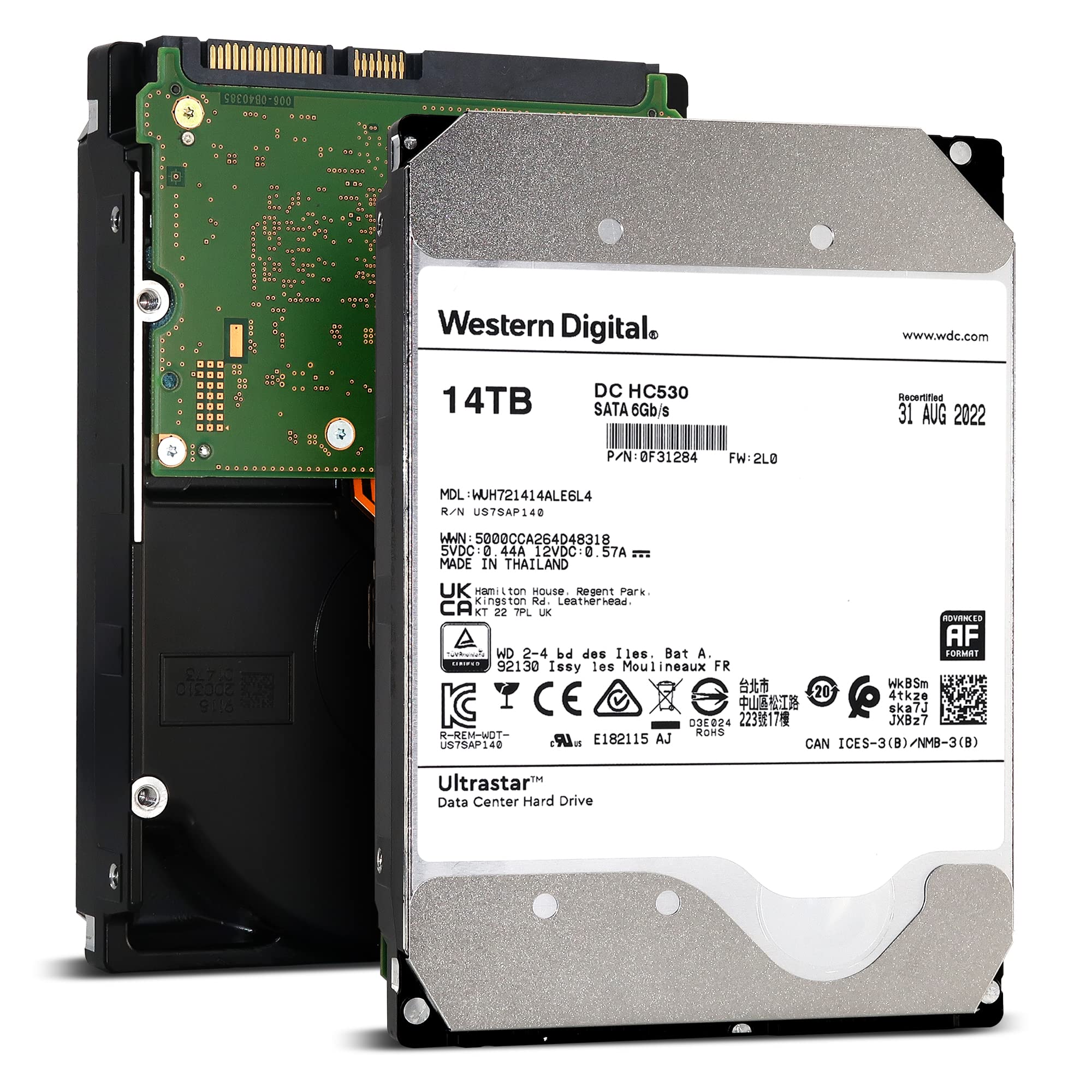 Amazon | HDD(ハードディスクドライブ) WD WUH721414ALE6L4 3.5インチ