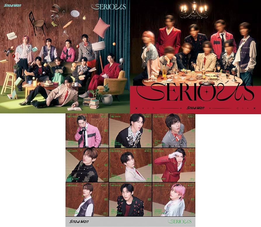 Amazon.co.jp: 【3形態セット】Snow Man SERIOUS(初回盤A+初回盤B+通常