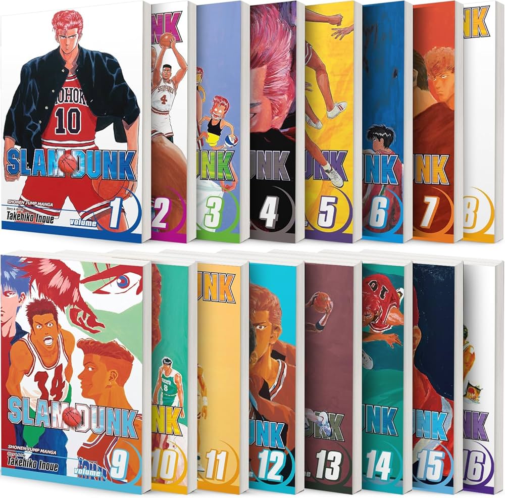 Slam Dunk Manga Set Vol. 1-16 by Takehiko Inoue: Takehiko Inoue