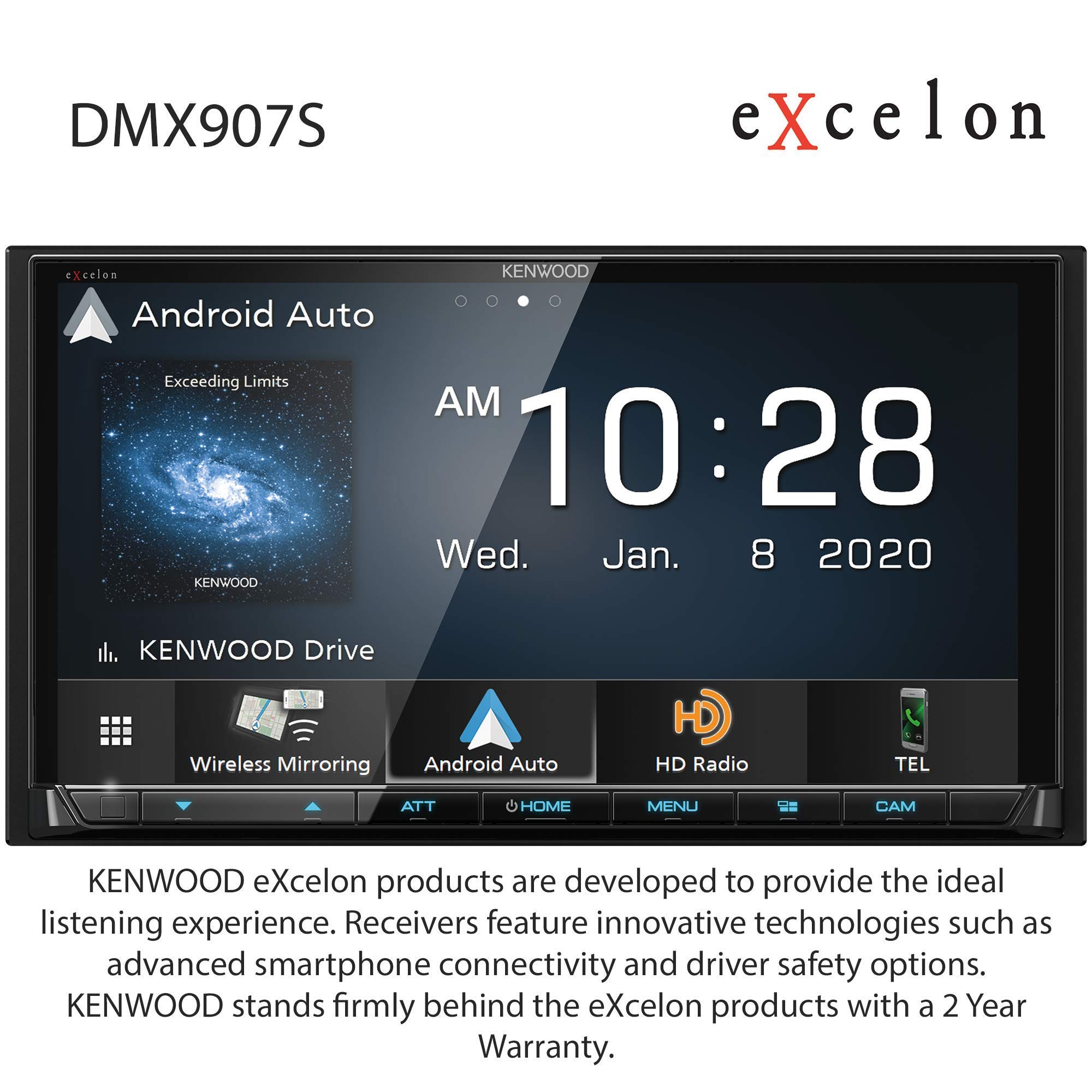 Amazon.com: Kenwood DMX907S Excelon 6.95 Inch Capacitive Screen